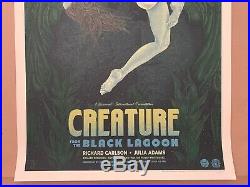 Timothy Pittides CREATURE FROM THE BLACK LAGOON Variant Mondo Poster Print
