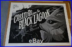 Tom Whalen Creature from The Black Lagoon Variant Print DHM Universal Monsters