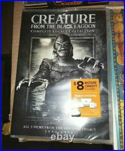 UNIVERSAL MONSTERS CREATURE FROM BLACK LAGOON Comic Signed Ricou Browning + DVD