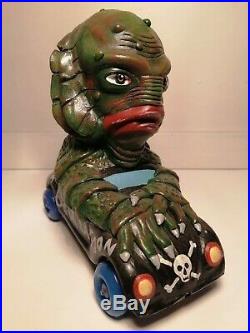 Unique Amazing Custom Made Jumbo Creature From Black Lagoon Volkswagen Car Toy