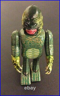 Universal Monsters CREATURE FROM THE BLACK LAGOON Tin WindUp Toy Robot House COA