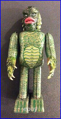 Universal Monsters CREATURE FROM THE BLACK LAGOON Tin WindUp Toy Robot House COA