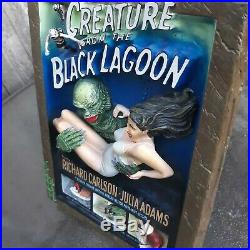 Universal Monsters Creature from the Black Lagoon 3D Resin 1954 Movie Poster Art