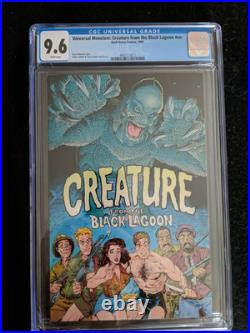 Universal Monsters Creatures From The Black Lagoon #nn Cgc 9.6 White Pages