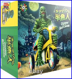 Universal Monsters Super Cycles Creature from Black Lagoon Dark Green WithYello