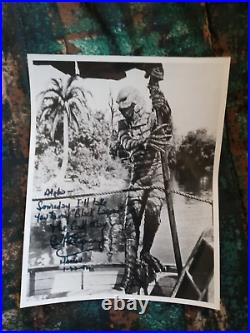 Universal Monsters The Creature from the Black Lagoon Ben Chapman Signed photo