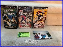 Universal monsters Creature From The Black lagoon Video Tapes Autographed