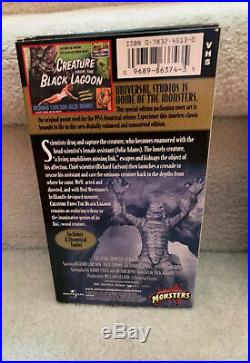 Universal monsters Creature From The Black lagoon Video Tapes Autographed