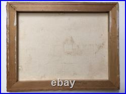 Upcycled Original Thrift Store Oil Painting. With Creature From the Black Lagoon