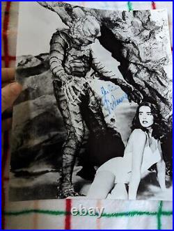VINTAGE Creature From The Black Lagoon Signed photo Julie Adams autograph