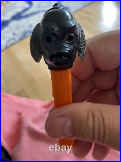 VINTAGE FISHERMAN PEZ DISPENSER Creature from the BLACK LAGOON 3.8 Made In USA