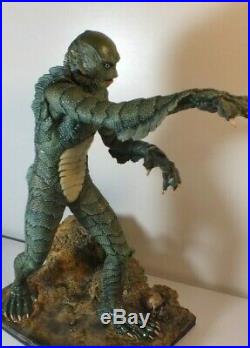 VTG 12 Creature from the Black Lagoon Model Painted Mounted Beautifully MS35