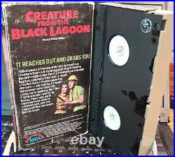 Vhs 3-D CREATURE FROM THE BLACK LAGOON'53 Original Rainbow MCA FIRST PRINT 1980