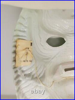 Vintage 1973 Halloween Costume Mask Plastic Creature from the Black Lagoon