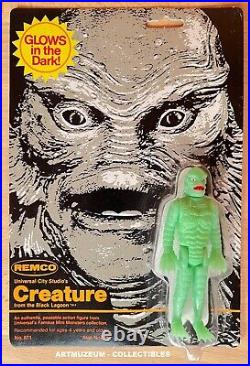 Vintage 1980 Creature From The Black Lagoon Glow in Dark Action Figure REMCO MOC