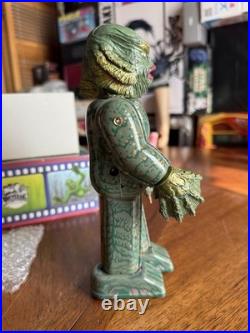 Vintage 1991 The Creature From The Black Lagoon Tin Robot in Box-NRFB-NEW H35