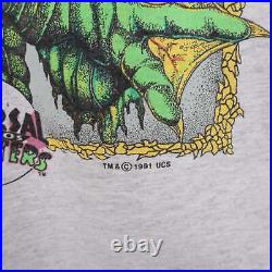 Vintage 90s Creature From The Black Lagoon 1991 Monsters UCS T-shirt Size Large