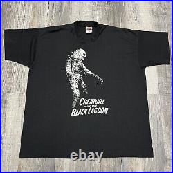 Vintage 90s Creature From The Black Lagoon Monster Horror Tee Size 2XL