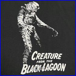 Vintage 90s Creature From The Black Lagoon Monster Horror Tee Size 2XL