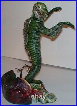 Vintage Aurora 1963 Creature From The Black Lagoon Model- Built & Painted Nice