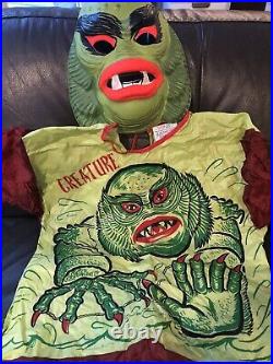 Vintage Ben Cooper Creature From the Black Lagoon Boxed Costume! Tough to find