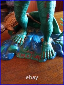 Vintage Built Up Aurora 1963 Creature From The Black Lagoon Monster Model