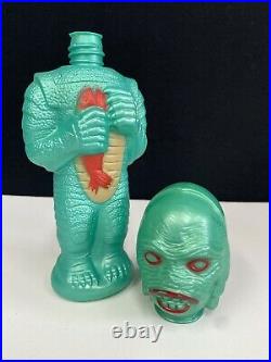 Vintage CREATURE from the BLACK LAGOON Colgate BUBBLE BATH SOAKY Bottle MONSTER