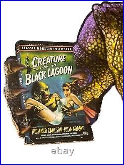 Vintage Creature From Black Lagoon Blockbuster 1999 Life Size Cardboard Cutout