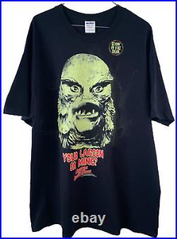 Vintage Creature From The Black Lagoon Glow In the Dark Graphic T-Shirt XL NWT