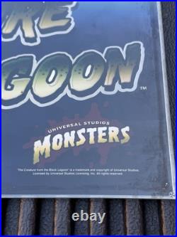 Vintage Creature From The Black Lagoon Slot Machine Belly Glass HTF 20x9.75 Vintage Creature From The Black Lagoon Slot Machine Belly Glass HTF 20x9.75