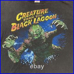 Vintage Creature From The Black Lagoon Universal Monsters T Shirt Horror 2XL