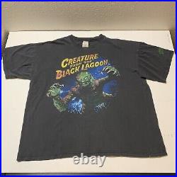 Vintage Creature From The Black Lagoon Universal Monsters T Shirt Horror 2XL