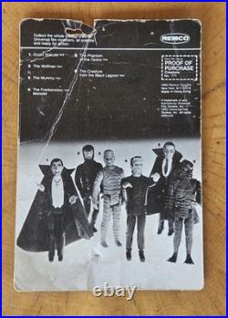 Vintage REMCO Universal Studios Monsters Creature From The Black Lagoon CARD'80