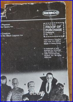 Vintage REMCO Universal Studios Monsters Creature From The Black Lagoon CARD'80