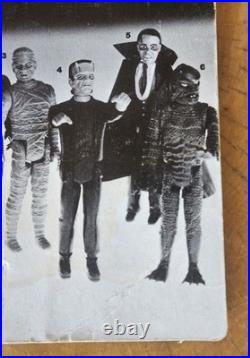 Vintage REMCO Universal Studios Monsters Creature From The Black Lagoon CARD'80