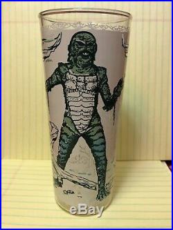 Vintage Universal Studios Creature From The Black Lagoon drinking glass