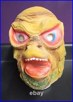 Vintage knockoff CREATURE FROM THE BLACK LAGOON Mask halloween 70's RARE