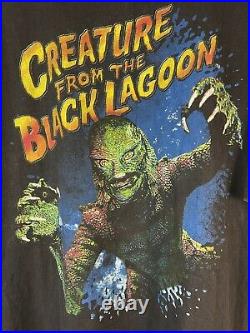 Vtg 90s Creature from Black Lagoon monsters universal mummy horror shirt xl