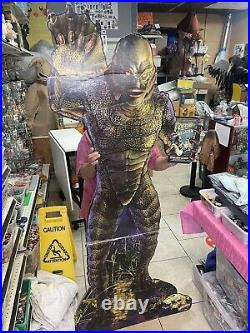 Vtg Creature From the Black Lagoon 6 Ft. Cardboard Cut Out Double Sided