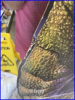 Vtg Creature From the Black Lagoon 6 Ft. Cardboard Cut Out Double Sided