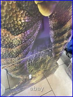 Vtg Creature From the Black Lagoon 6 Ft. Cardboard Cut Out Double Sided