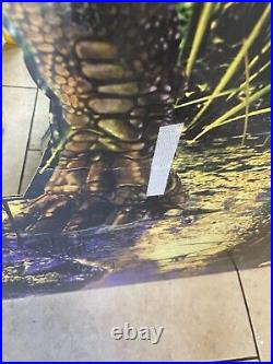 Vtg Creature From the Black Lagoon 6 Ft. Cardboard Cut Out Double Sided