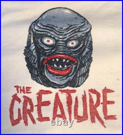 Vtg Sweatshirt with 1960s Mani-Yack Creature from the Black Lagoon Iron-on Size L