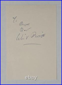 Whit Bissell Autograph 4x6 Index Card The Creature From The Black Lagoon