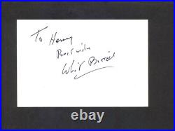 Whit Bissell Signed Autograph Index Card Creature From the Black Lagoon