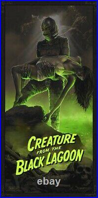 X/250 BNG Screen Print Movie Poster Juan Ramos Creature From the Black Lagoon